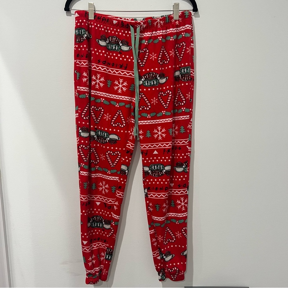 Friends and Christmas Inspired Red Pajama Pants